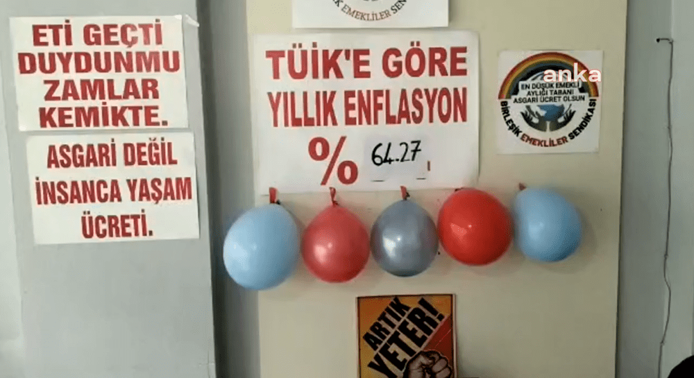 Birleşik Emekliler Sendikası üyesi emekliler, Türkiye İstatistik Kurumu'nun (TÜİK) emekli