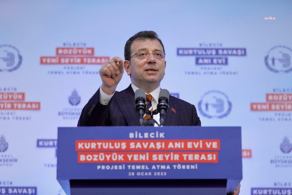 İstanbul Büyükşehir Belediye (İBB) Başkanı Ekrem İmamoğlu, Bilecik’in Bozüyük ilçesinde