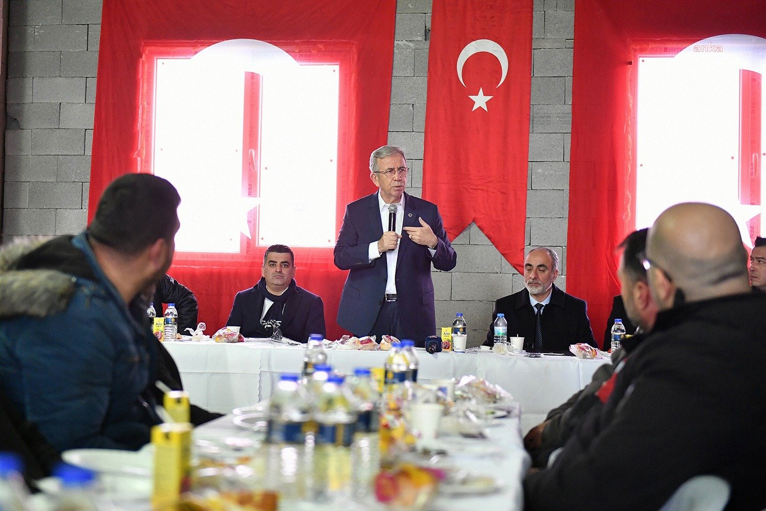 Ankara Büyükşehir Belediye (ABB) Başkanı Mansur Yavaş, Pursaklar Sanayi Sitesi