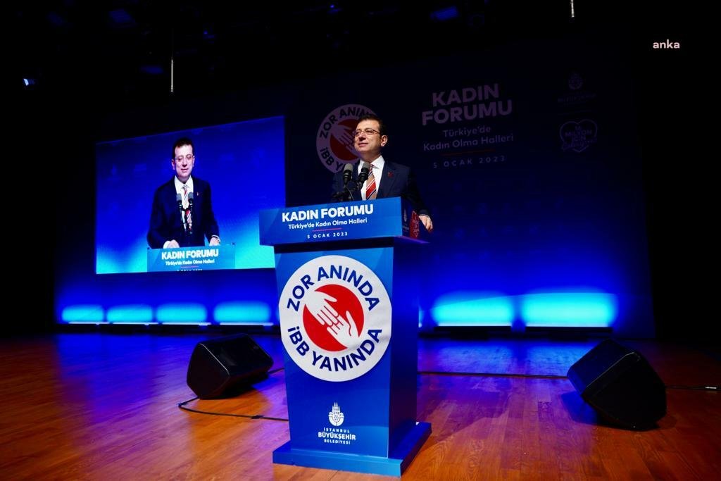 İstanbul Büyükşehir Belediye (İBB) Başkanı Ekrem İmamoğlu, kadınlara ve dezavantajlı