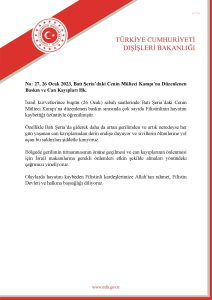 disisleri-bakanligi-bati-seriada-sivillerin-olumlerine-yol-acan-saldirilari-siddetle-kiniyoruz-israil-makamlarina-gerekli-onlemleri-almalari-cagrimizi-yineliyoruz