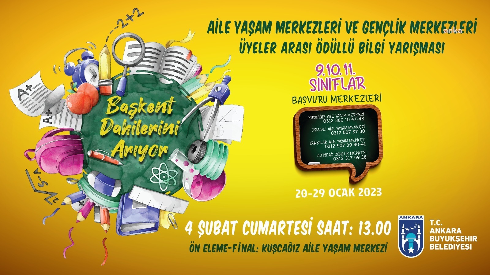 Ankara Büyükşehir Belediyesi, 'Aile Yaşam Merkezleri ve Gençlik Merkezleri Üyeler