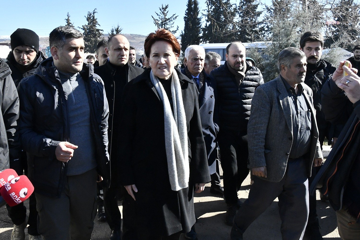 İYİ Parti Genel Başkanı Meral Akşener’in Kahramanmaraş Pazarcık’ta dinlediği depremzede