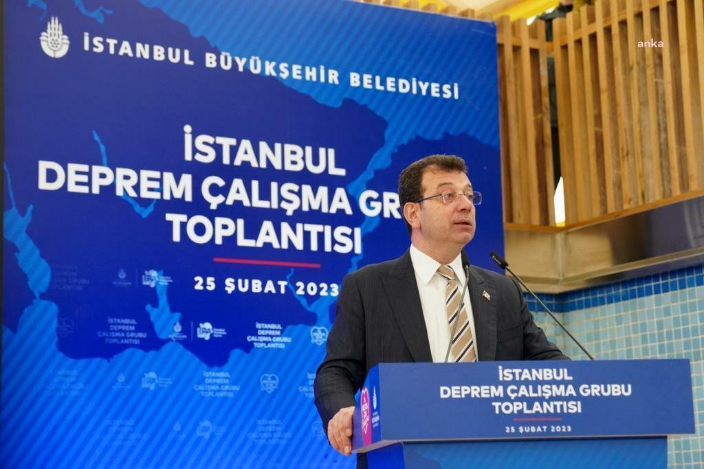 İstanbul Büyükşehir Belediye (İBB) Başkanı Ekrem İmamoğlu, İstanbul’u beklenen depreme