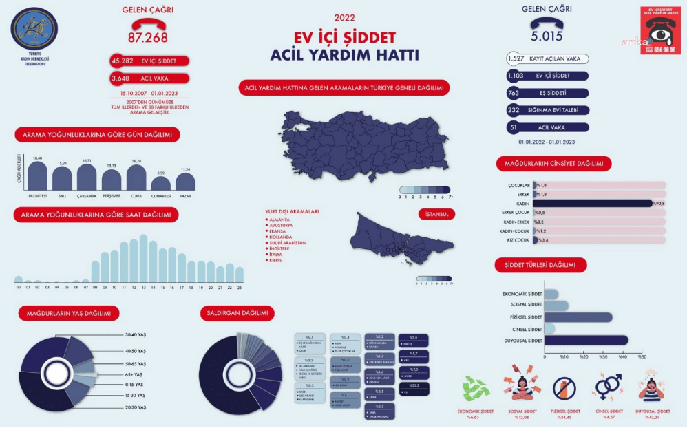 Türkiye Kadın Dernekleri Federasyonu (TKDF), Ev İçi Şiddet Acil Yardım