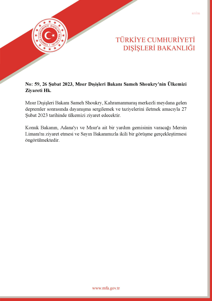 misir-disisleri-bakani-sameh-shoukry-yarin-turkiyeye-geliyor