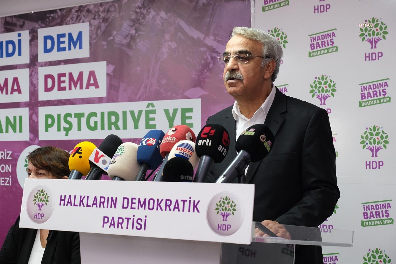 HDP Eş Genel Başkanı Mithat Sancar, “AKP’nin iş başına geldiği