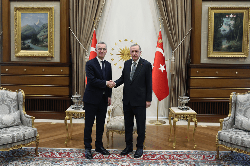 Cumhurbaşkanı Recep Tayyip Erdoğan, NATO Genel Sekreteri Jens Stoltenberg ile
