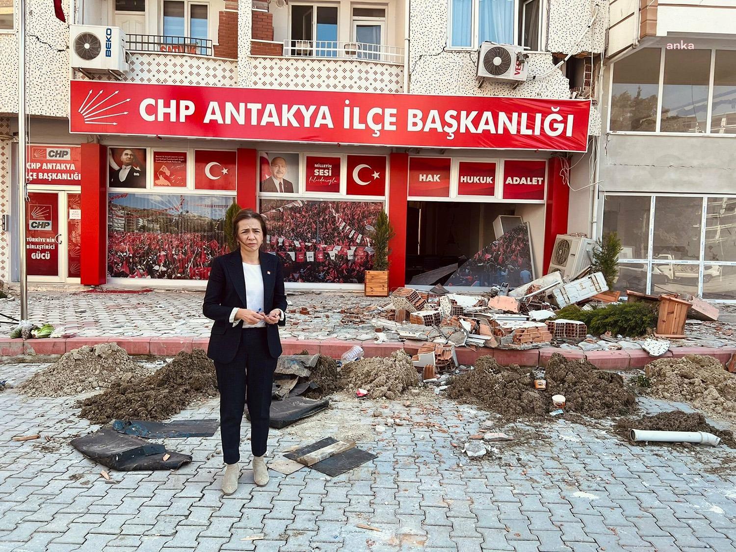 CHP Genel Başkan Yardımcısı Gamze Akkuş İlgezdi, Kahramanmaraş merkezli depremlerle