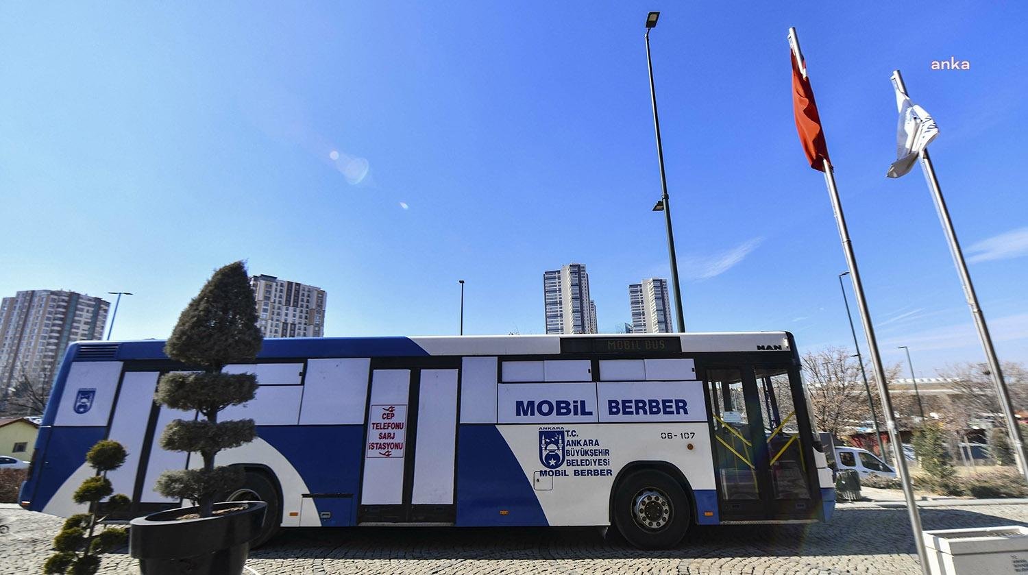 Ankara Büyükşehir Belediyesi’nin (ABB), kullanım ömürlerini tamamlamış otobüslerden dönüştürdüğü mobil