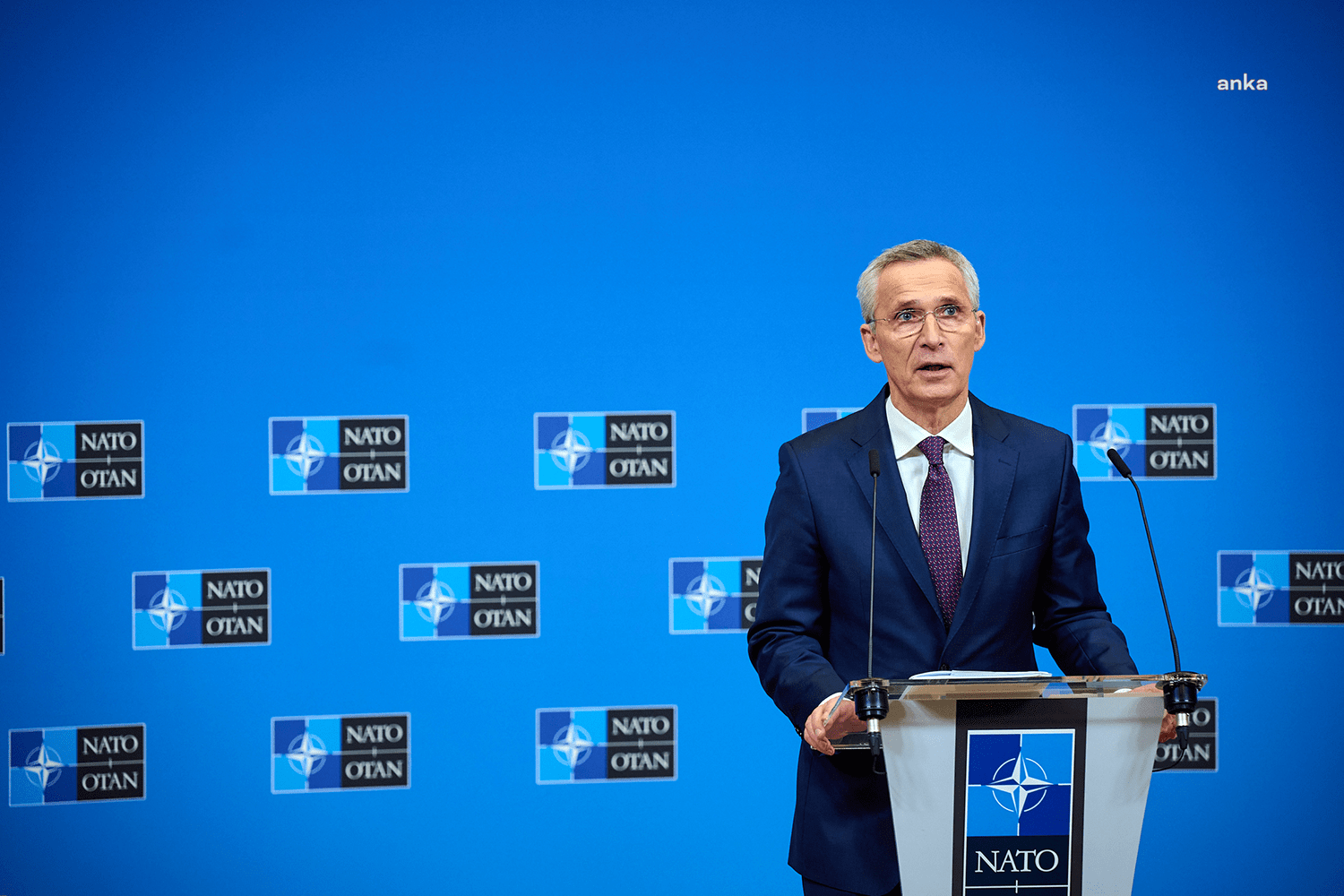 NATO Genel Sekreteri Jens Stoltenberg Brüksel’deki NATO Savunma Bakanları Toplantısı’nın