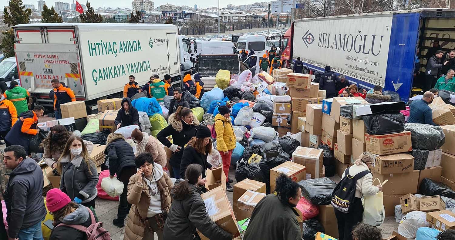 Çankaya Belediyesi, depremin meydana geldiği 6 Şubat’tan 10 Şubat’a kadar
