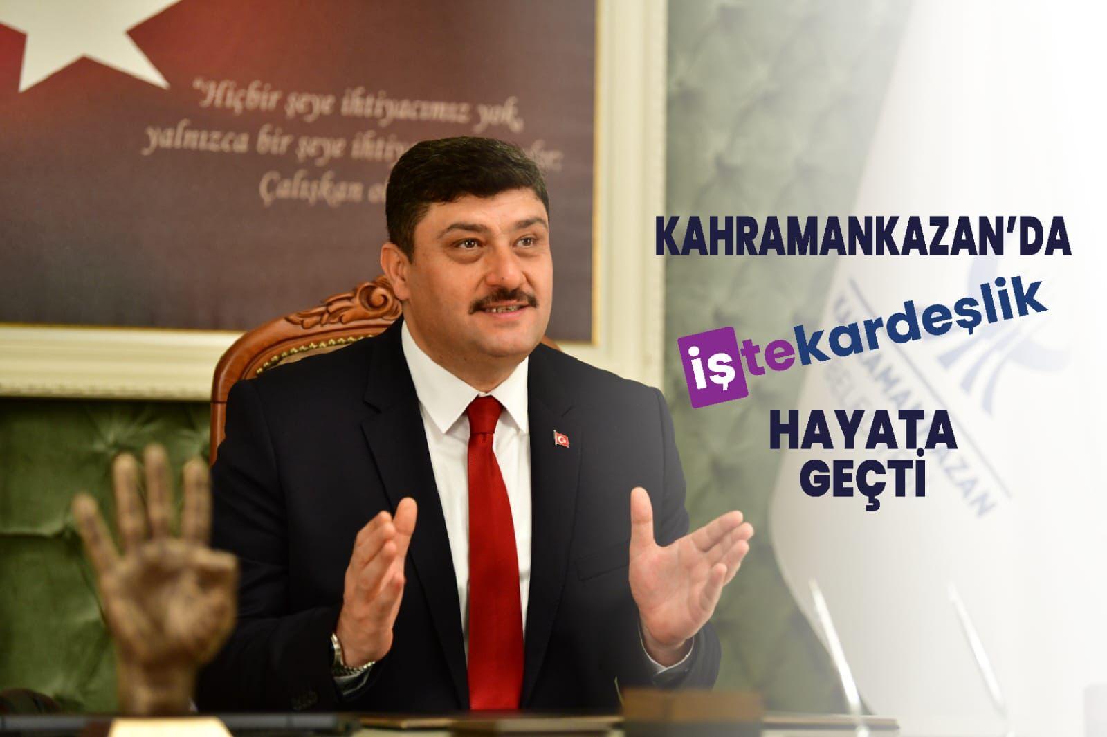 Kahramankazan Belediye Başkanı Serhat Oğuz, deprem felaketinin ardından Kahramankazan Belediyesi'nin