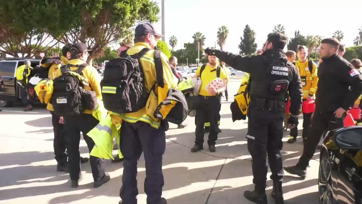 Almanya’dan Türkiye’ye gelen 18 kişilik Alman Gönüllü Kurtarma Ekibi, 2