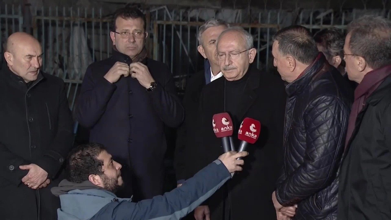 CHP Genel Başkanı Kemal Kılıçdaroğlu, afet bölgesi Antakya’da; “Televizyonlara yansıyan