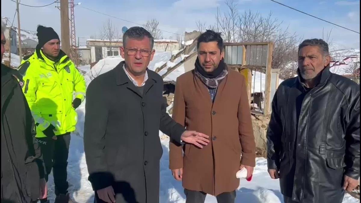 CHP Grup Başkanvekili Özgür Özel, iki büyük depremin ardından Kahramanmaraş’ın