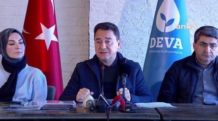 Demokrasi ve Atılım (DEVA) Partisi Genel Başkanı Ali Babacan, hükümetin