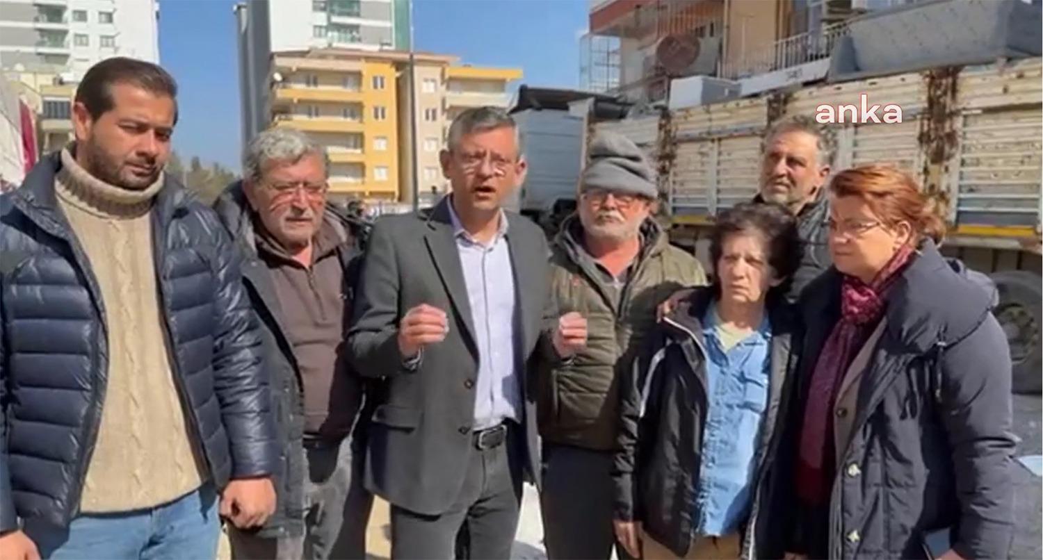 CHP Grup Başkanvekili Özgür Özel, Hatay’da evden eve taşımacılık yapanların