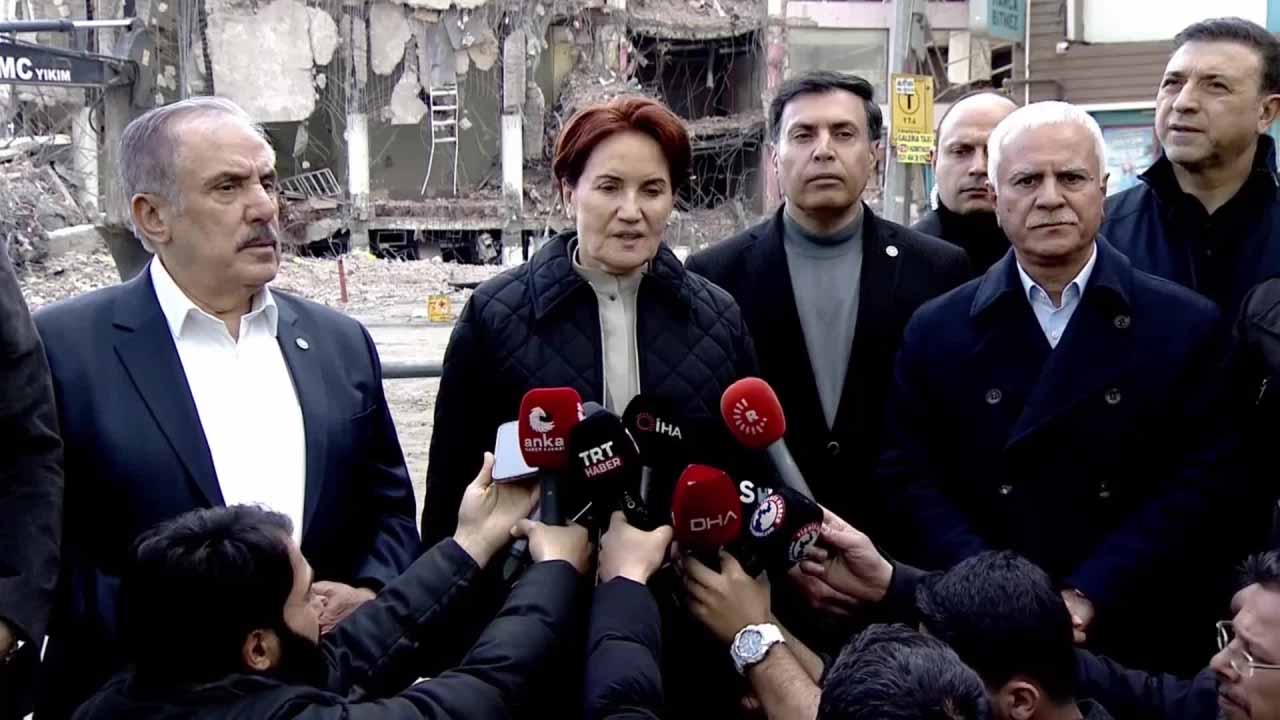 İYİ Parti Genel Başkanı Meral Akşener, deprem bölgesi Diyarbakır’da; “Ekonomik