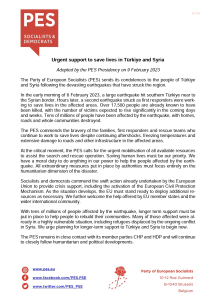 avrupa-sosyalistler-partisi-turkiye-ve-suriyeye-yonelik-uzun-vadeli-destegin-planlanmasina-simdiden-baslanmasi-cagrisinda-bulunuyoruz