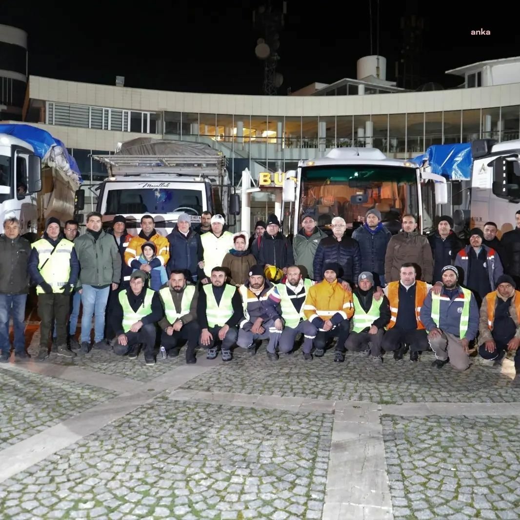 Burhaniye Belediyesi tarafından Kahramanmaraş merkezli meydana gelen iki büyük depremden etkilenen