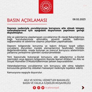 depremzede-cocuklara-koruyucu-aile-olmak-isteyenler-e-devlet-uzerinden-basvuru-yapabilecek