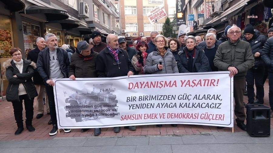 Samsun’un İlkadım ilçesinde dün akşam bir arayan Emek ve Demokrasi
