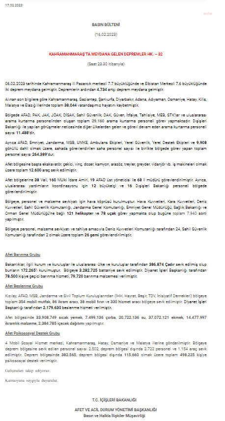 afad-16-subat-saat-23-30-itibariyla-acikladi-38-bin-44-vatandasimiz-hayatini-kaybetmistir