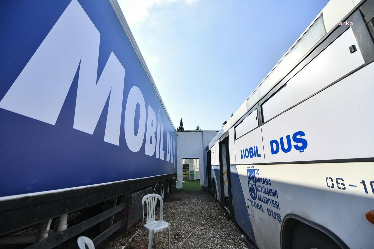 Ankara Büyükşehir Belediyesi (ABB), deprem bölgesi Kahramanmaraş’ta 100 kişi kapasiteli