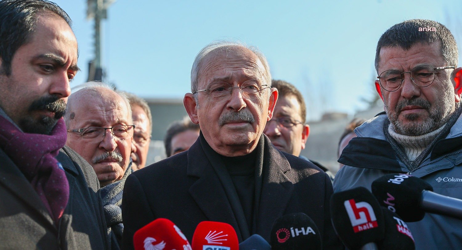 CHP Genel Başkanı Kemal Kılıçdaroğlu, Kahramanmaraş merkezli iki büyük depremin