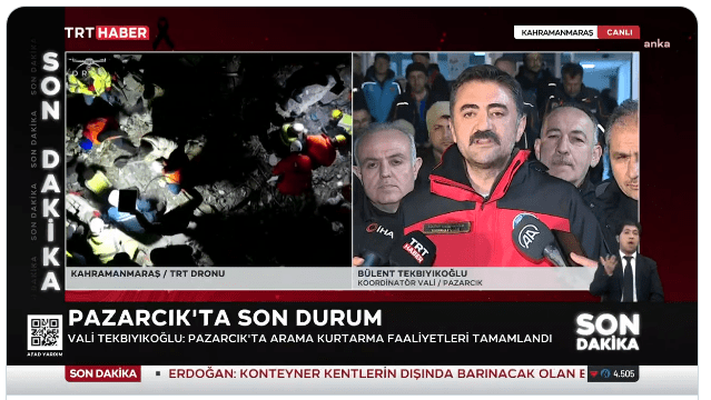 Depremin merkez üssü Kahramanmaraş Pazarcık’ta, koordinatör vali olarak görevlendirilen Kırıkkale