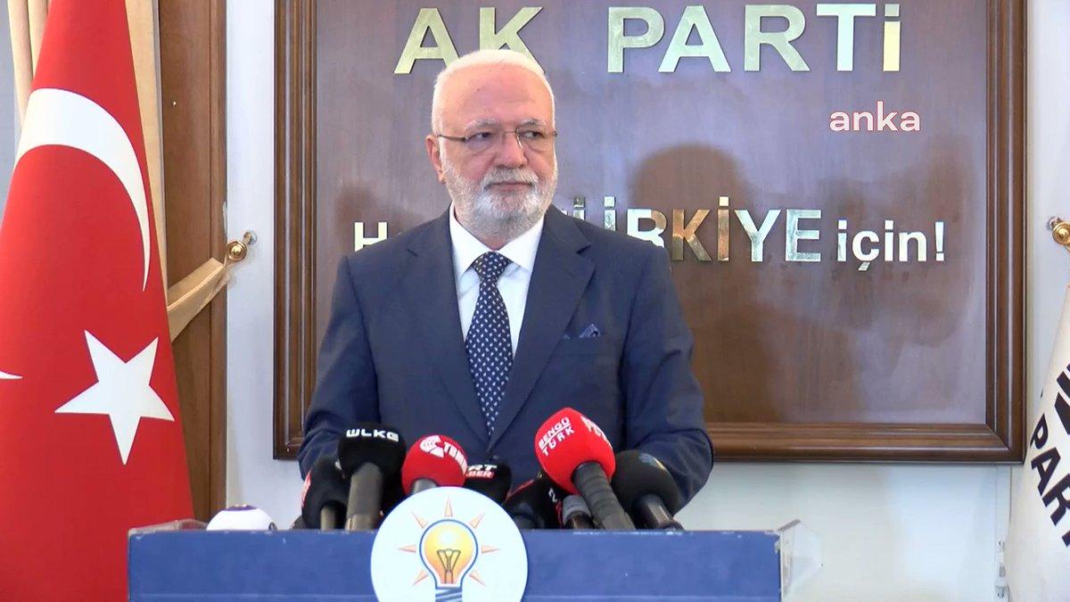AKP Grup Başkanvekili Mustafa Elitaş, basın toplantısında bayram ikramiyelerinin artışıyla