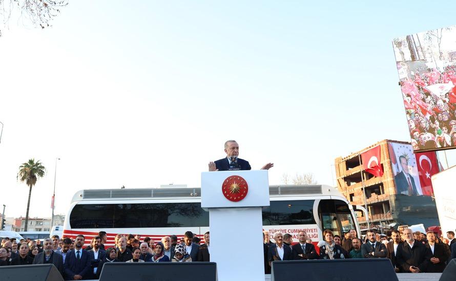 Cumhurbaşkanı Recep Tayyip Erdoğan, ‘Adıyaman Yeni Afet Konutları Temel Atma