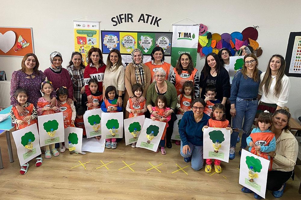 Çankaya Belediyesi bünyesinde hizmet veren Gelişimsel Oyunevleri, TEMA Vakfı iş