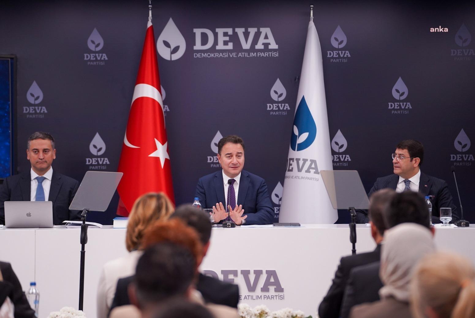 Demokrasi ve Atılım (DEVA) Partisi Genel Başkanı Ali Babacan, 14