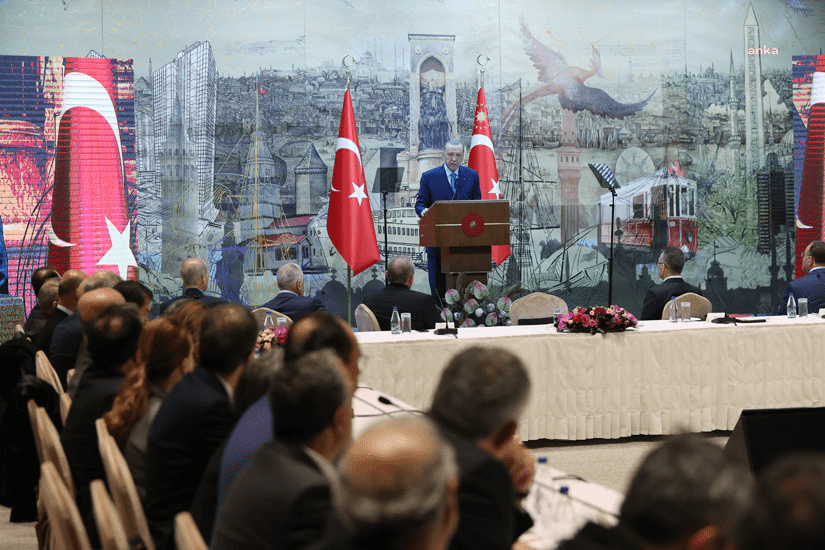 Cumhurbaşkanı Recep Tayyip Erdoğan, İstanbul’da düzenlenen Türkiye Ulusal Risk Kalkanı