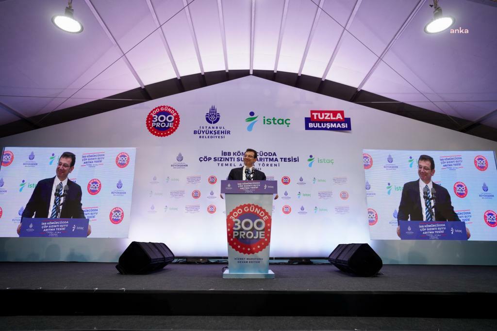 İstanbul Büyükşehir Belediye Başkanı Ekrem İmamoğlu, Tuzla’nın koku sorununu çözmeyi