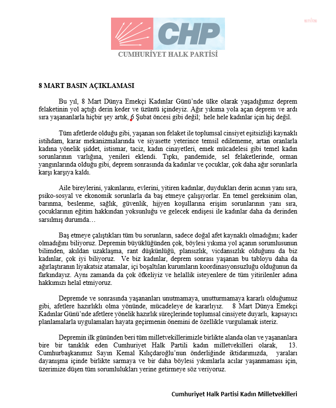 chpli-kadin-milletvekillerinden-ortak-aciklama-cok-ofkeliyiz-ve-helallik-isteyenlere-de-tum-yitirilenler-adina-hakkimizi-helal-etmiyoruz