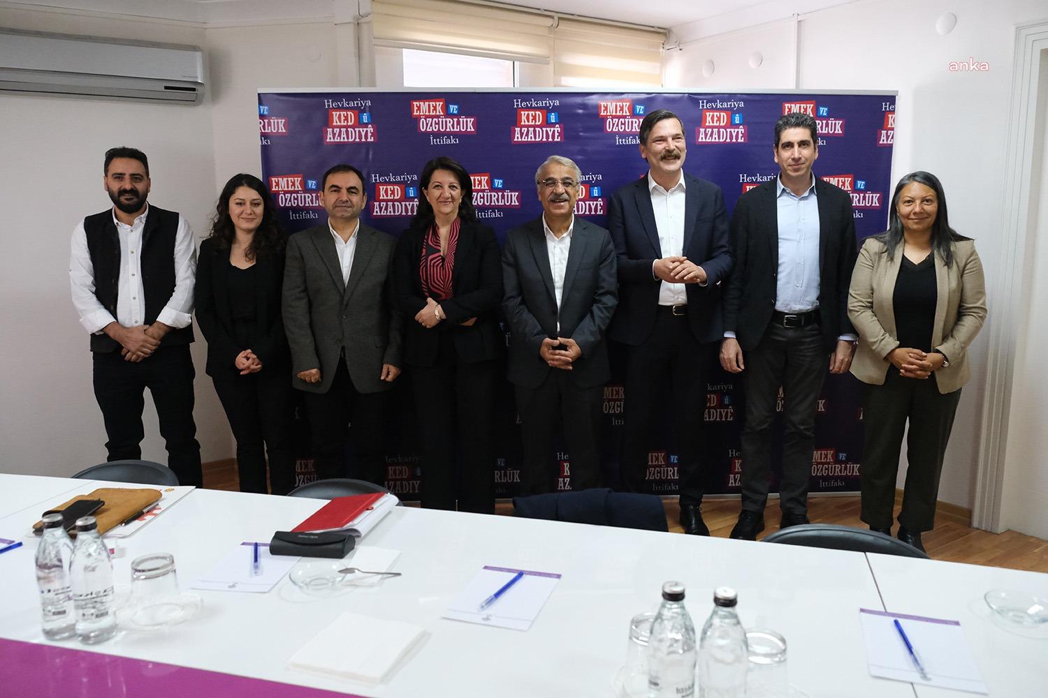 Emek ve Özgürlük İttifakı bileşenleri, “Seçime, Emek ve Özgürlük İttifakı