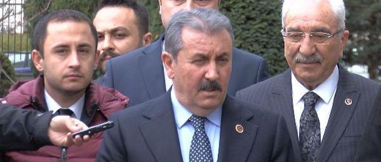 Büyük Birlik Partisi (BBP) Genel Başkanı Mustafa Destici, Cumhurbaşkanı Recep