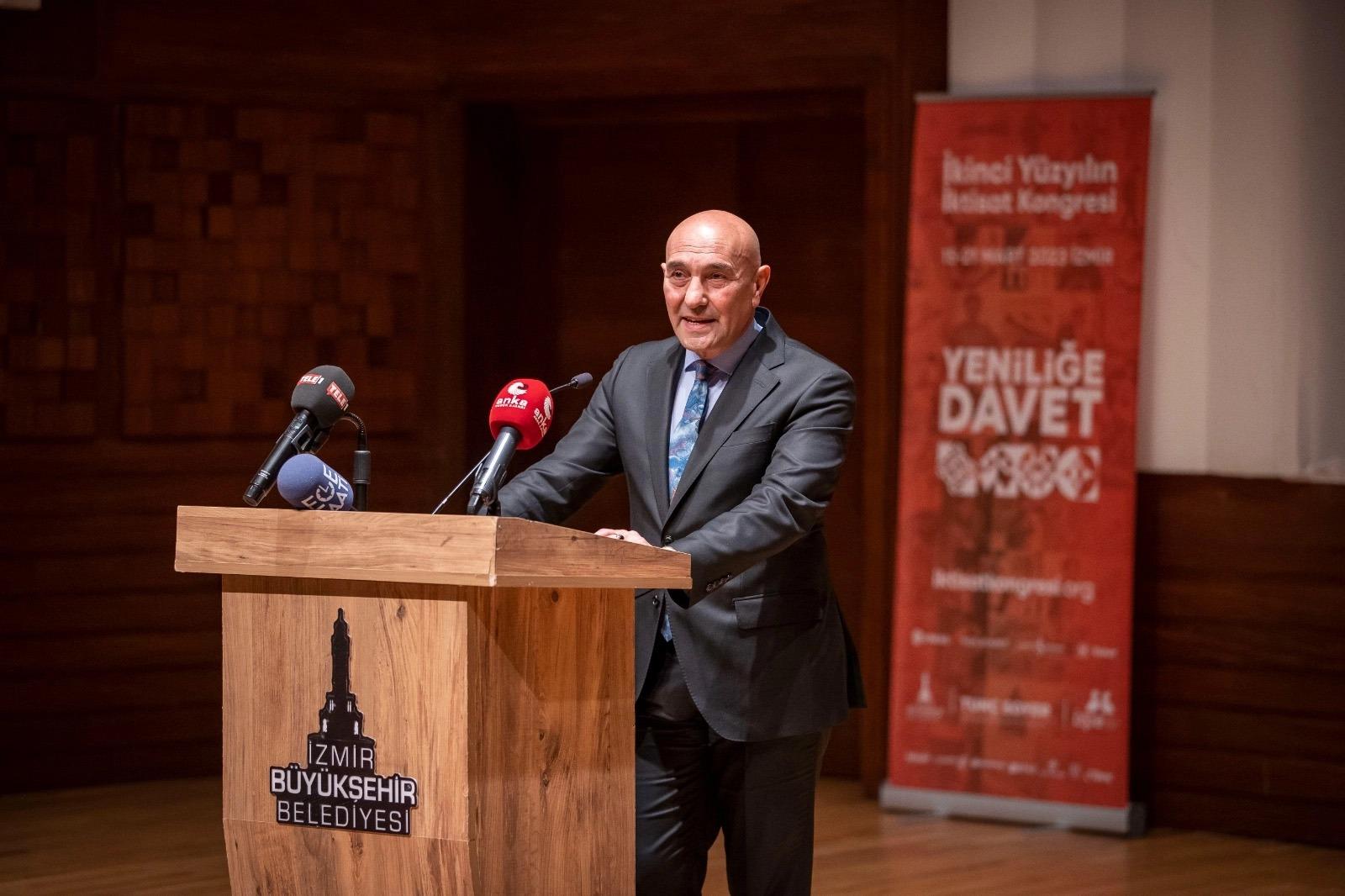 İzmir Büyükşehir Belediye Başkanı Tunç Soyer, İkinci Yüzyılın İktisat Kongresi’nde