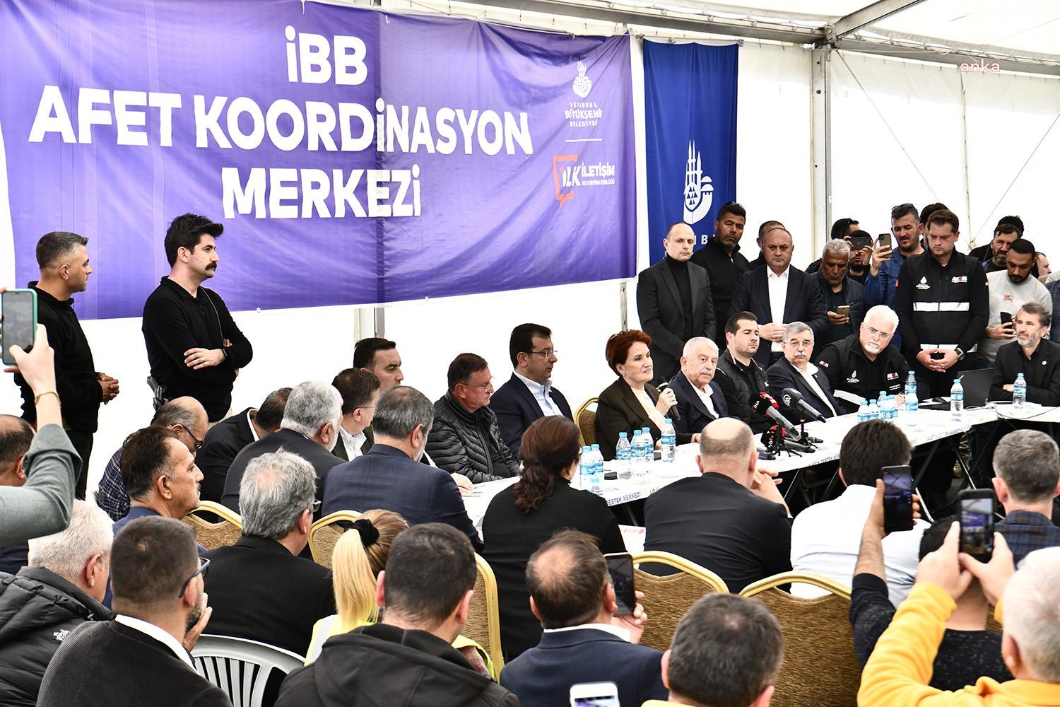 İstanbul Büyükşehir Belediye (İBB) Başkanı Ekrem İmamoğlu, Hatay’da; “Hem İstanbul’daki
