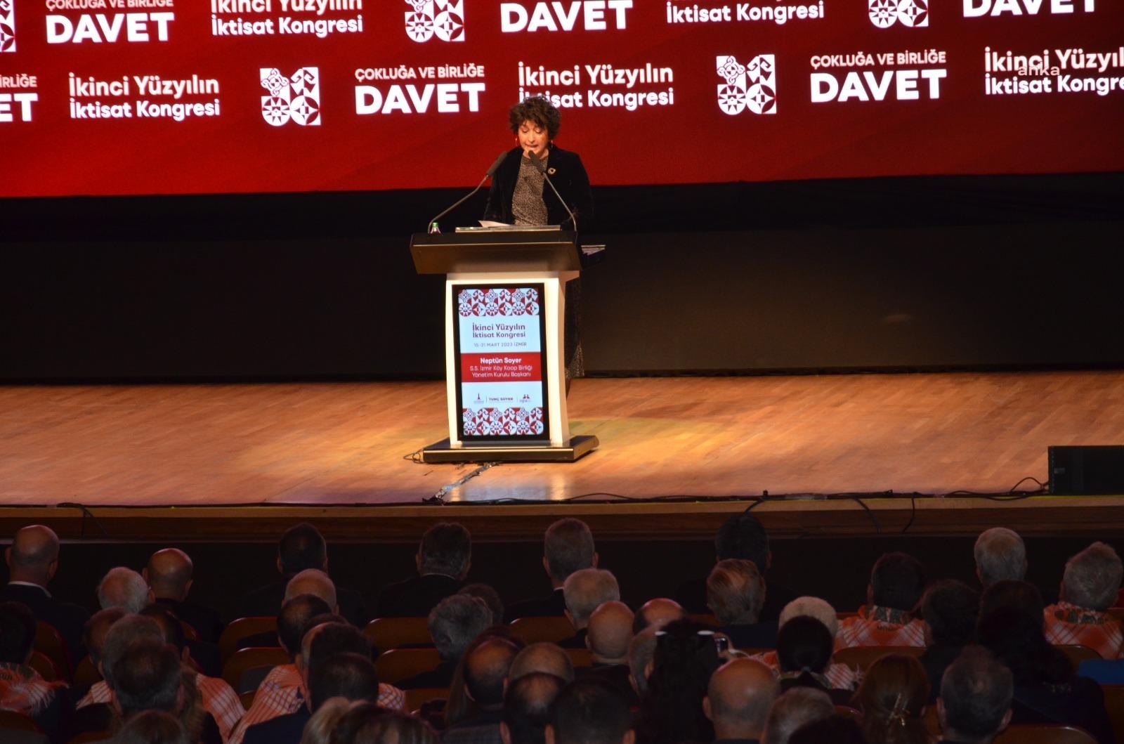 İzmir Köy Kooperatifleri Birliği Yönetim Kurulu Başkanı Neptün Soyer, İkinci