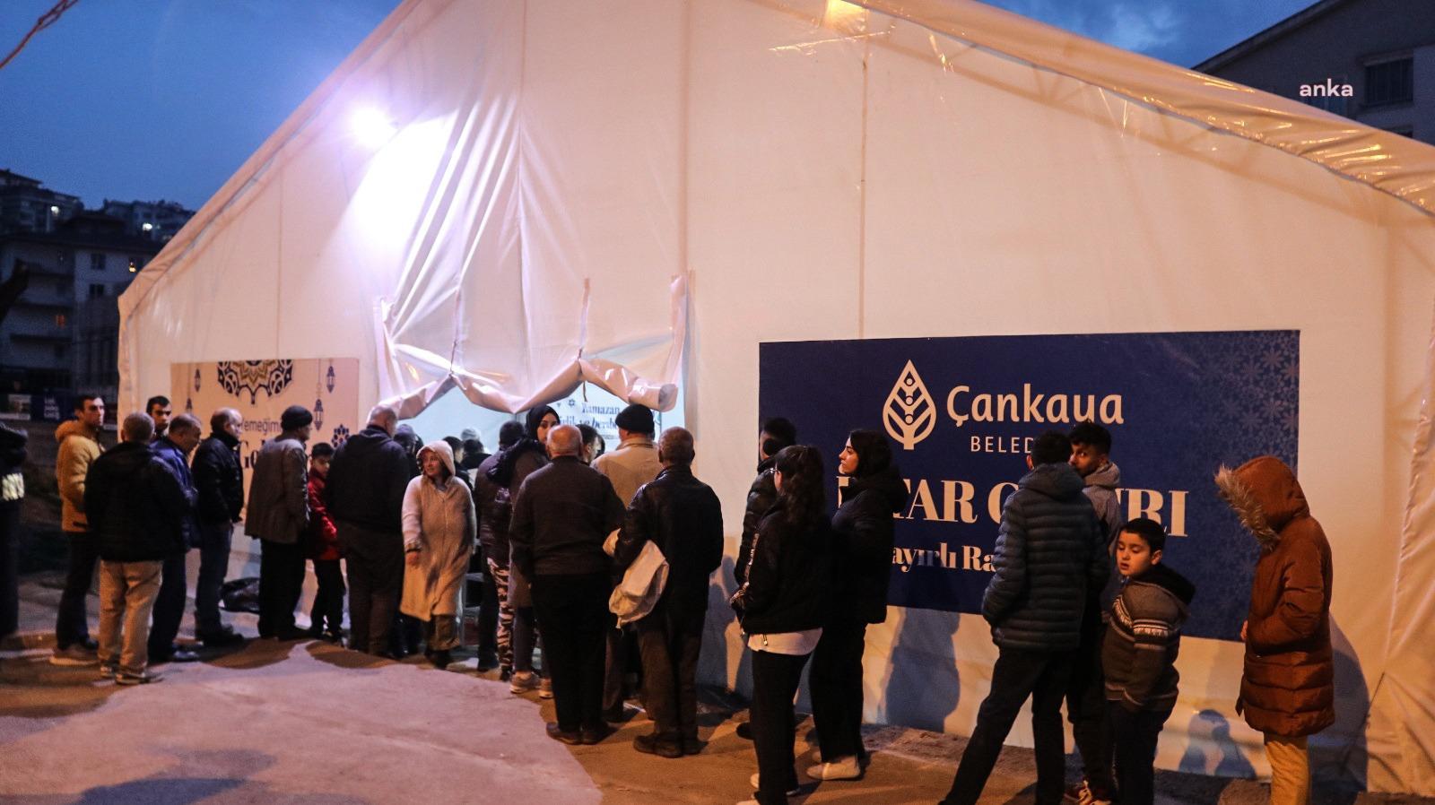 Çankaya Belediyesi, Ramazan ayının başlamasıyla birlikte ilk iftarda Çankaya’da üç,