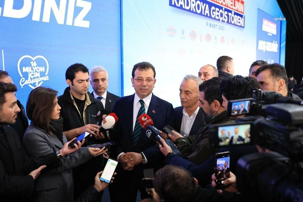 Ekrem İmamoğlu’ndan, Cumhurbaşkanı Yardımcılığı Teklifine İlişkin İlk Değerlendirme: “En Doğru Şekilde, Ayrışmadan, Bütünleşerek Yola Devam Etme Meselesi. Doğru Bir Şekillenme Oldu” İstanbul Büyükşehir Belediye (İBB) Başkanı Ekrem İmamoğlu, Altılı Masa’da yaşanan