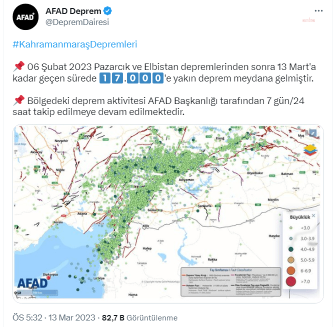 afad-6-subat-2023-pazarcik-ve-elbistan-depremlerinden-sonra-13-marta-kadar-gecen-surede-17-bine-yakin-deprem-meydana-gelmistir