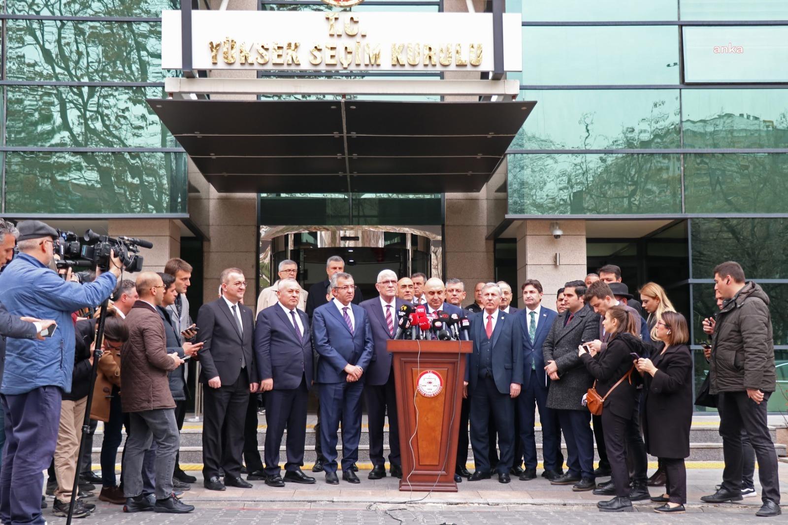 Millet İttifakı, Kılıçdaroğlu’nun Cumhurbaşkanı Adaylığı İçin YSK’ye Başvurdu CHP ve İYİ Parti Grup Başkanvekilleri ile Millet İttifakı siyasi
