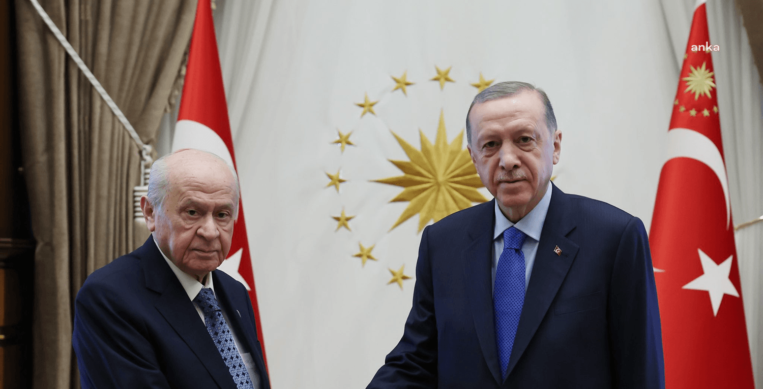 Cumhurbaşkanı Recep Tayyip Erdoğan, MHP Genel Başkanı Devlet Bahçeli ile