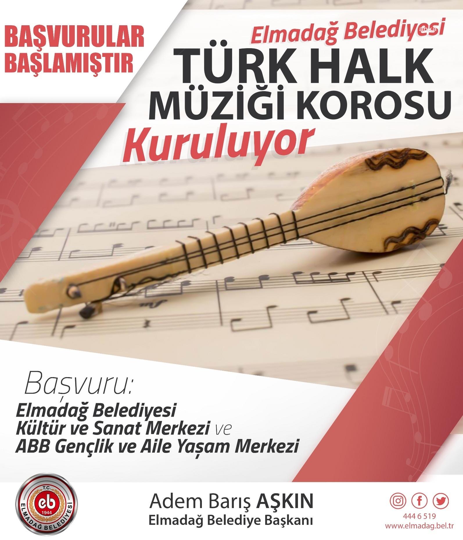 Elmadağ Belediyesi Kültür ve Sosyal İşler Müdürlüğü bünyesinde ücretsiz olarak