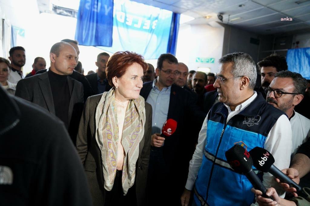 İYİ Parti Genel Başkanı Meral Akşener ve İstanbul Büyükşehir Belediye